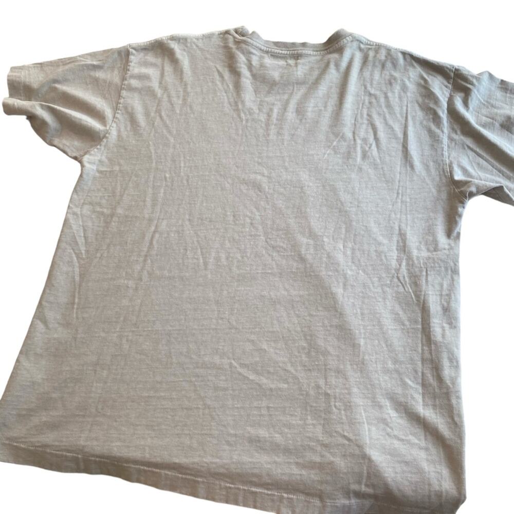 JOHN ELLIOTT Vintage Record Cover Cream color Tee Men’s size 3 or Large - Picture 3 of 8